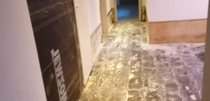Strip-out after water damage in Central London